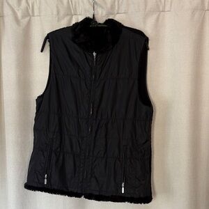 Chico's Black Sleeveless Vest